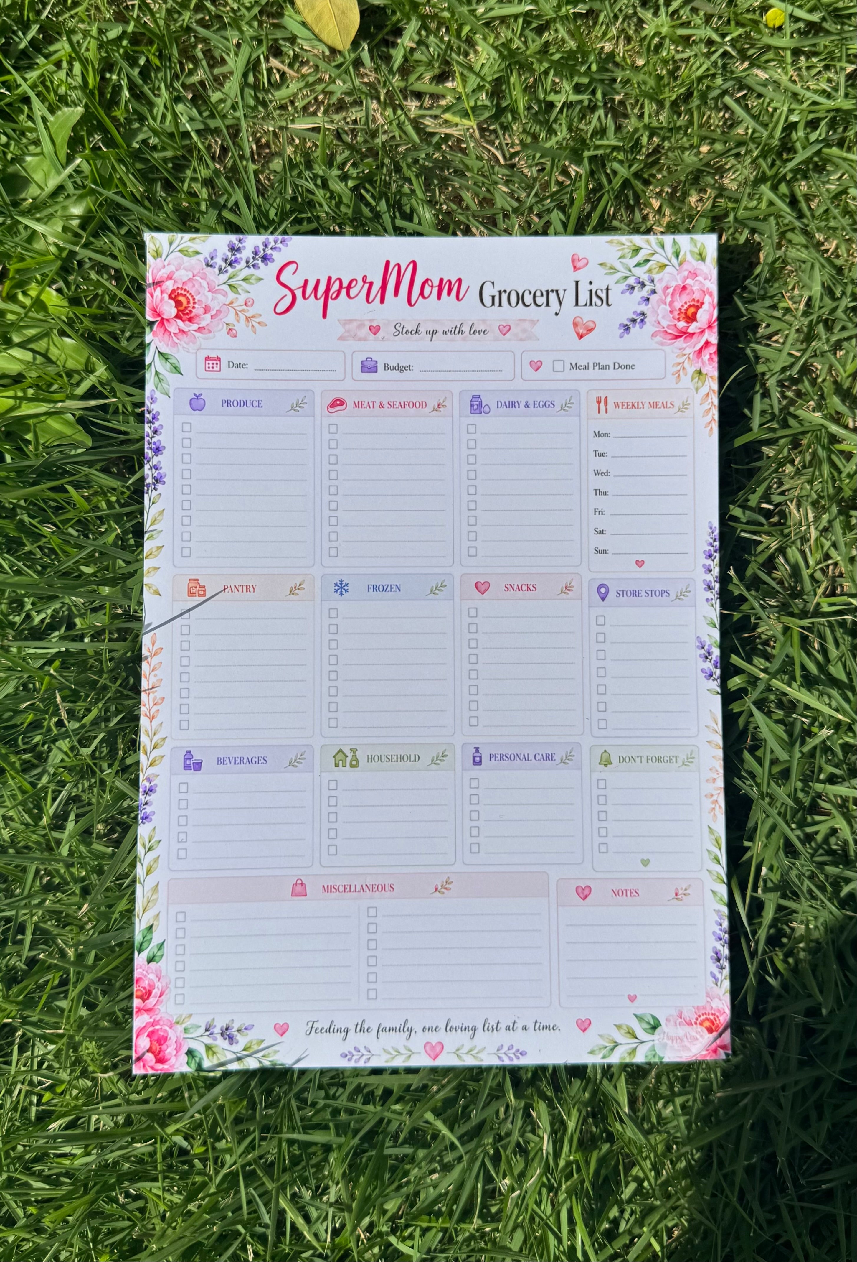 SuperMom Grocery List