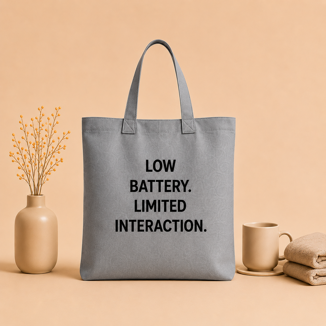 LOW BATTERY. LIMITED INTERACTION.